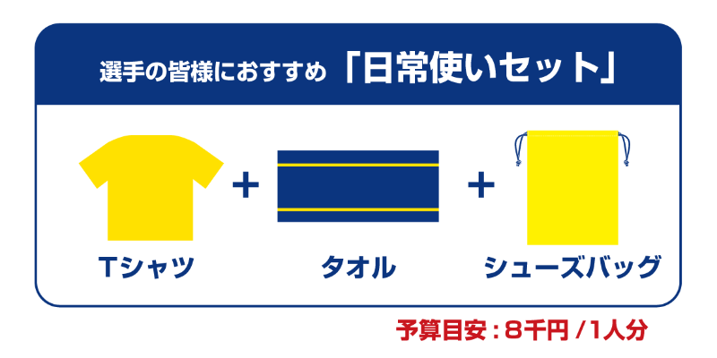 グッズセット 制作例 おすすめ組み合わせ例