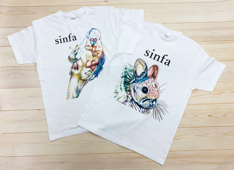 インクジェットプリント Tシャツ 制作例