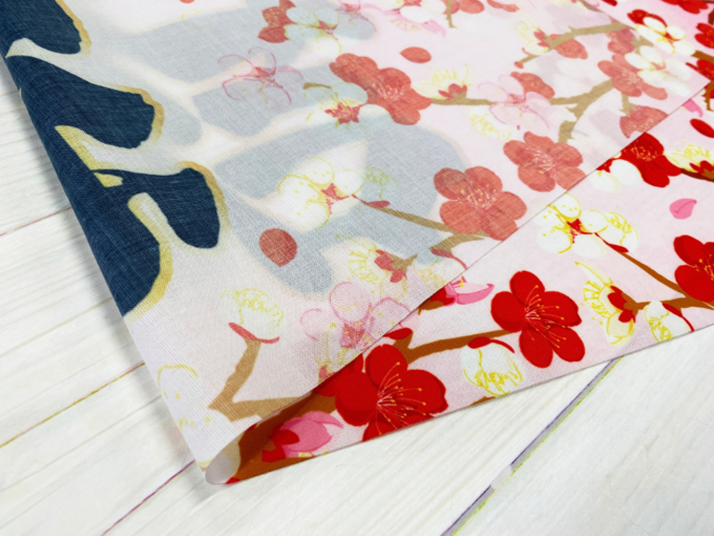 よさこい幕 デザイン てぬぐい リメイク 裏面