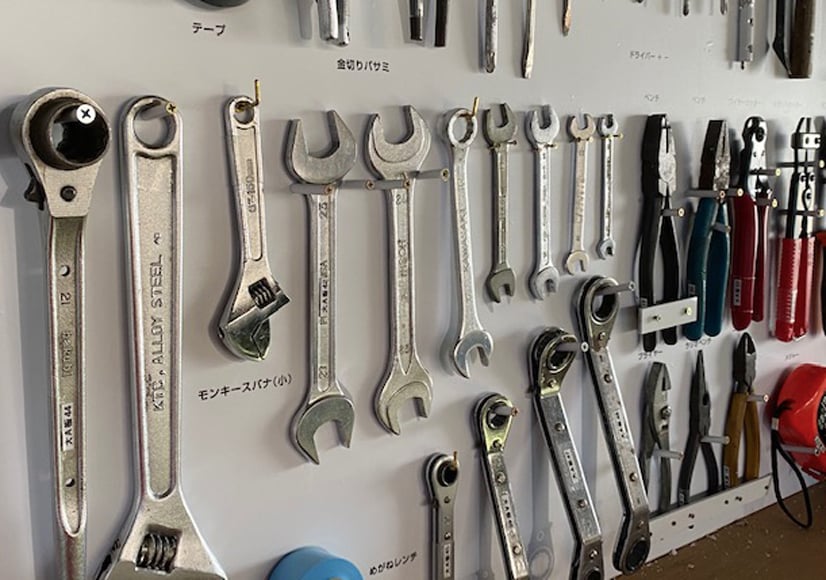 JDサインの仕事を支える工具たち
